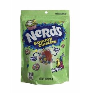 NERDS Gummy Clusters Candy Crunchy Easter Hoppin 8 oz  1 pack